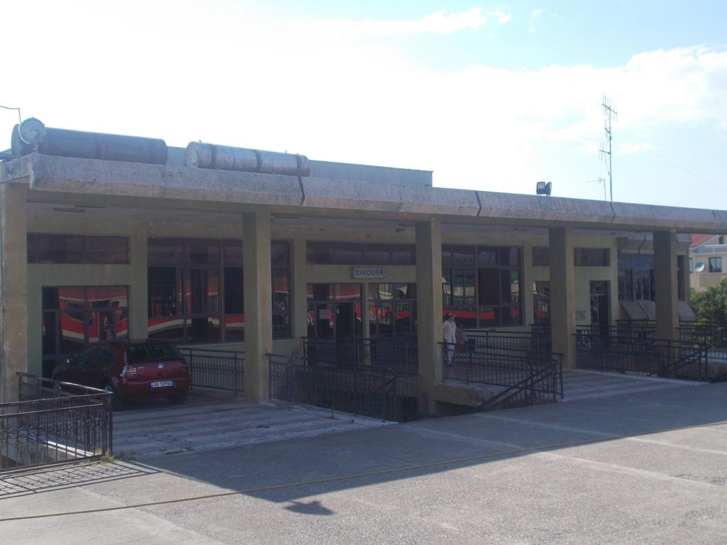 Shkodër,budova nádraží