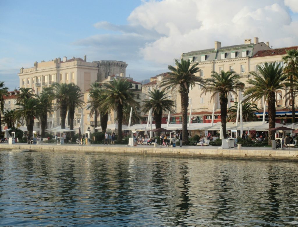 Split,nábřežní promenáda "Riva"