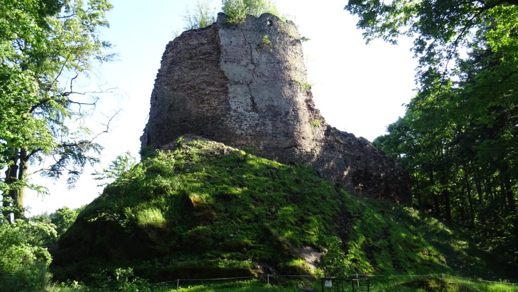 zřícenina hradu Frymburk