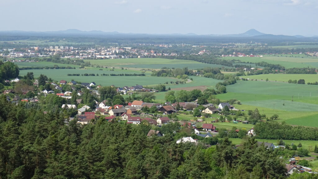 Klamorna, výhled na Dneboh