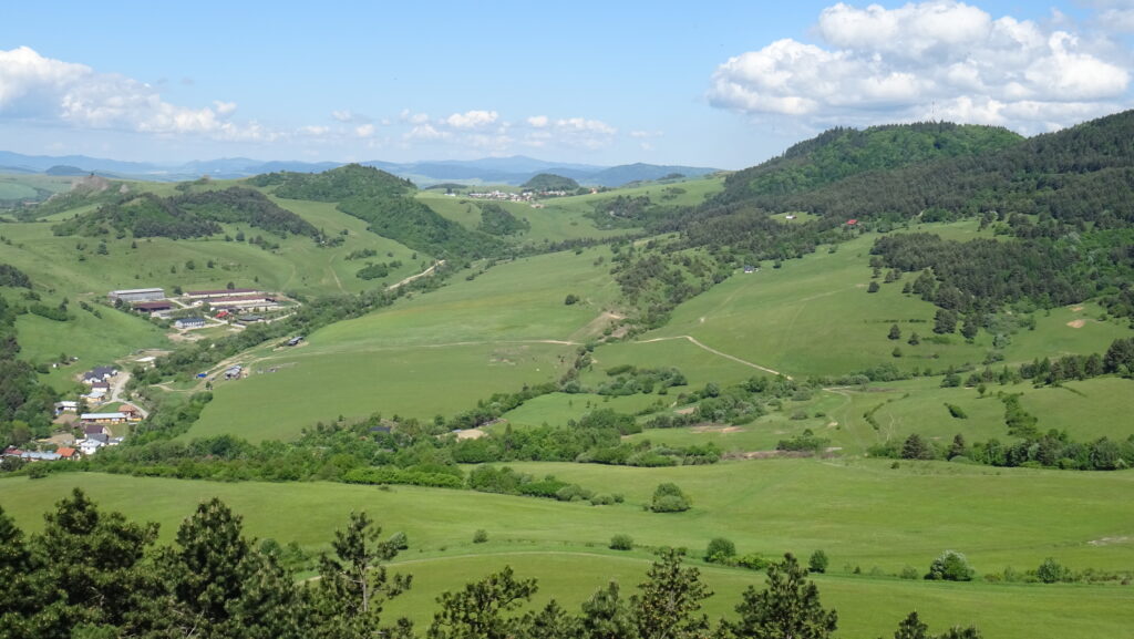 hrad Kamenica, výhled